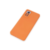 BFS  Xiaomi Redmi Note 12 Pro 4G Kılıf Nano içi Kadife Silikon - Turuncu