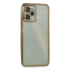 BFS  Realme C35 Kılıf Razer Lensli Silikon - Gold
