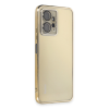 BFS  Xiaomi Redmi Note 12 4G Kılıf Razer Lensli Silikon - Gold