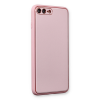 BFS  iPhone 7 Plus Kılıf Coco Deri Silikon Kapak - Pudra