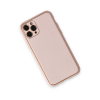 BFS  iPhone 11 Pro Kılıf Coco Deri Silikon Kapak - Pudra