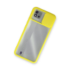 BFS  Realme C11 2021 Kılıf Palm Buzlu Kamera Sürgülü Silikon - Sarı