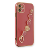 BFS  iPhone 11 Kılıf Esila Silikon - Kırmızı