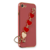 BFS  iPhone 7 Kılıf Esila Silikon - Kırmızı