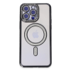 BFS  iPhone 14 Pro Kılıf Joke Simli Magneticsafe Kılıf - Siyah