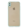 BFS  iPhone XS Max Kılıf Montreal Silikon Kapak - Turkuaz