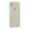 BFS  iPhone XS Max Kılıf Montreal Silikon Kapak - Turkuaz