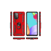 BFS  Samsung Galaxy A33 5G Kılıf Sofya Yüzüklü Silikon Kapak - Kırmızı