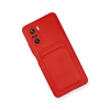BFS  Xiaomi Mi 11i Kılıf Kelvin Kartvizitli Silikon - Kırmızı
