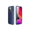 BFS  iPhone 13 Pro Max Kılıf Auto Focus Karbon Kapak - Lacivert