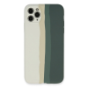 BFS  iPhone 11 Pro Kılıf Ebruli Lansman Silikon - Beyaz-Gri