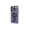 BFS  iPhone 12 Pro Max Kılıf Apollo Magneticsafe Desenli Kapak - Apollo Mor - 3