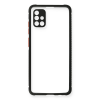 BFS  Samsung Galaxy A71 Kılıf Miami Şeffaf Silikon - Siyah