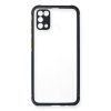 BFS  Samsung Galaxy M31 Kılıf Miami Şeffaf Silikon - Lacivert