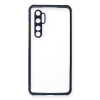 BFS  Xiaomi Mi Note 10 Lite Kılıf Miami Şeffaf Silikon - Lacivert