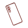 BFS  Xiaomi Mi Note 10 Lite Kılıf Miami Şeffaf Silikon - Fuşya