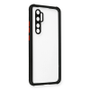 BFS  Xiaomi Mi Note 10 Lite Kılıf Miami Şeffaf Silikon - Siyah