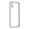 BFS  Xiaomi Redmi 9A Kılıf Miami Şeffaf Silikon - Lila