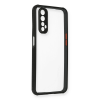 BFS  Realme 7 Kılıf Miami Şeffaf Silikon - Siyah