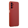 BFS  Samsung Galaxy M23 Kılıf Glass Kapak - Bordo