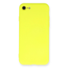 BFS  iPhone 7 Kılıf Nano içi Kadife Silikon - Sarı