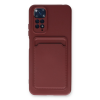 BFS  Xiaomi Redmi Note 11S Kılıf Kelvin Kartvizitli Silikon - Bordo