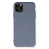 BFS  iPhone 11 Pro Max Kılıf Nano içi Kadife Silikon - Gri