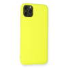 BFS  iPhone 11 Pro Max Kılıf Nano içi Kadife Silikon - Sarı
