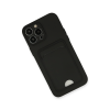BFS  iPhone 13 Pro Max Kılıf Kelvin Kartvizitli Silikon - Siyah