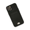 BFS  iPhone 13 Kılıf Kelvin Kartvizitli Silikon - Siyah