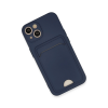 BFS  iPhone 13 Kılıf Kelvin Kartvizitli Silikon - Lacivert