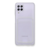 BFS  Samsung Galaxy A22 Kılıf Kart Şeffaf Silikon - Şeffaf