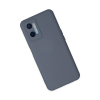 BFS  Oppo A96 Kılıf Nano içi Kadife Silikon - Gri