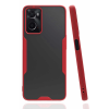 BFS  Oppo A96 Kılıf Platin Silikon - Kırmızı