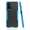 BFS  Oppo A96 Kılıf Platin Silikon - Mavi