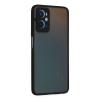 BFS  Oppo A96 Kılıf Montreal Silikon Kapak - Siyah