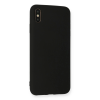 BFS  iPhone X Kılıf Nano içi Kadife Silikon - Siyah
