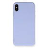BFS  iPhone X Kılıf Nano içi Kadife Silikon - Lila