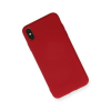 BFS  iPhone X Kılıf Nano içi Kadife Silikon - Kırmızı