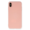 BFS  iPhone XS Max Kılıf Nano içi Kadife Silikon - Pudra