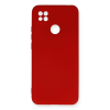 BFS  Xiaomi Redmi 9C Kılıf Nano içi Kadife Silikon - Kırmızı