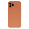 BFS  iPhone 11 Pro Kılıf Nano içi Kadife Silikon - Mat Turuncu