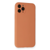 BFS  iPhone 11 Pro Kılıf Nano içi Kadife Silikon - Mat Turuncu