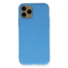 BFS  iPhone 11 Pro Kılıf Nano içi Kadife Silikon - Mavi