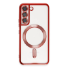 BFS  Samsung Galaxy S22 Kılıf Kross Magneticsafe Kapak - Kırmızı