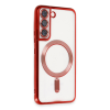 BFS  Samsung Galaxy S22 Kılıf Kross Magneticsafe Kapak - Kırmızı