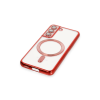 BFS  Samsung Galaxy S22 Kılıf Kross Magneticsafe Kapak - Kırmızı
