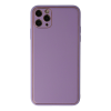 BFS  iPhone 11 Pro Kılıf Coco Deri Silikon Kapak - Lila