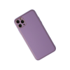 BFS  iPhone 11 Pro Max Kılıf Coco Deri Silikon Kapak - Lila