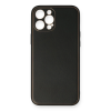 BFS  iPhone 12 Pro Kılıf Coco Deri Silikon Kapak - Siyah